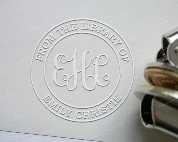 Embossing Stamp 2" Shiny EM Pocket Seal Stamp In Pakistan